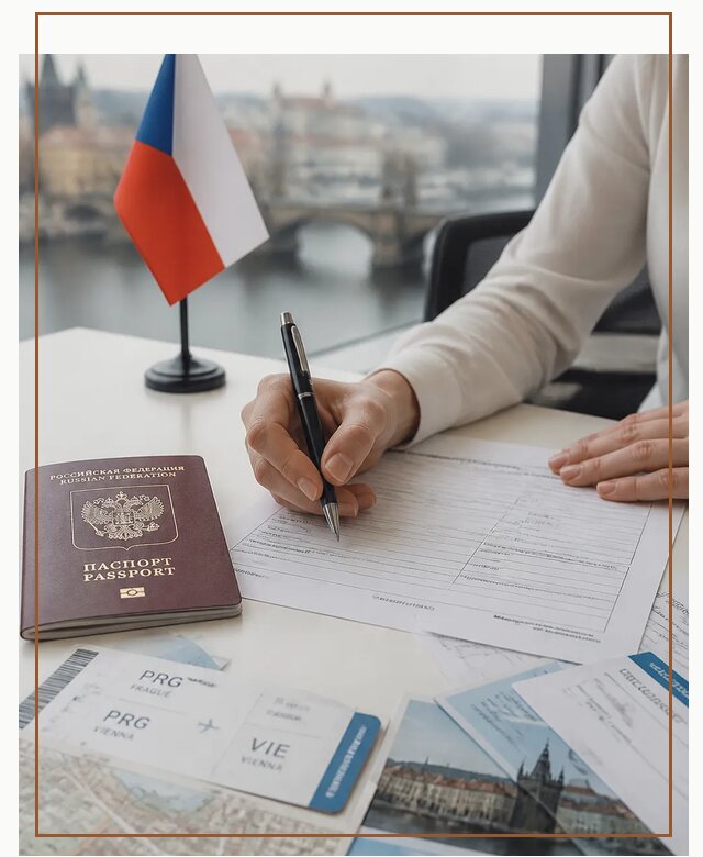 Оформление визы в Чехию под ключ для поездки в Курске