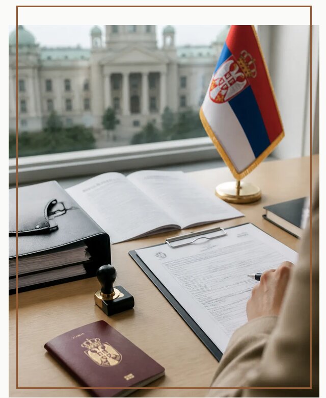 Оформление гражданства Сербии под ключ для переезда в Курске